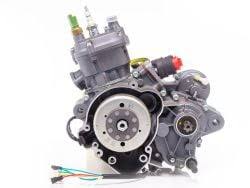 Motor Derbi en banco de pruebas