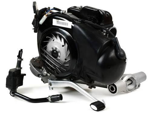 Motor Vespa desmontado