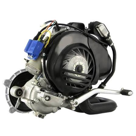 Motor Vespa en banco de pruebas